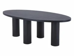 Vente-unique Mesa De Comedor|Mesa de comedor para 8 personas chapado de fresno - - FALYN
