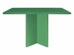 Mesa De Comedor|Mesa de comedor rectangular lacada MDF 3cm Emeralda 90x120cm