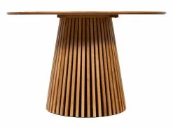Mesa de comedor redonda para 4 personas de roble - Natural - CARMIZA^Vente-unique Hot