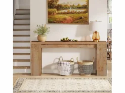 Tribesigns Mesa de Consola 160 x 29,5 x 85 cm, Mesa auxiliar, Mesa de Pasillo, Mesa Baja para pequeños espacios Color natural claro Outlet