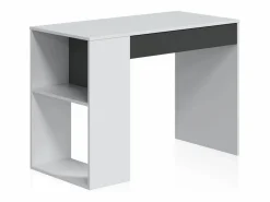 Mesa de escritorio Adam Blanco Artik (Blanco Mate) - Antracita^duehome Hot