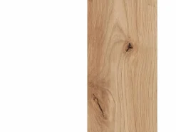 Mesa de escritorio con estantería Dess Blanco Artik (Blanco Mate) - Roble Nodi^duehome Best