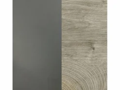 duehome Consola Escritorio|Mesa de escritorio Elan 3 cajones Roble Alaska - Gris Antracita