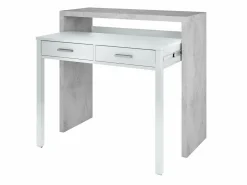 Loungitude Mesa de escritorio extensible Tyrion Blanco Online