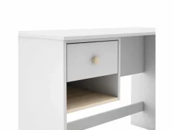 Mesa de escritorio Misty Breeze Blanco - Oak Soft^duehome Discount