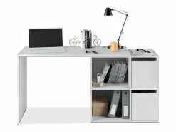 Mesa de escritorio multiposición Spacio Blanco Artik (Blanco Mate)^duehome Online