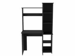 TuHome Mesa de Escritorio Versalles con estantería , 162.30 cm X 98.29 cm X 45.21 cm , Negro New