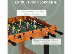 Homcom Mesa de futbolín multi-colored 84,5x40x61,2 cm Multicolor Clearance