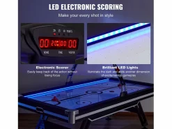 Mesa de Hockey de Aire, SucceBuy Mesa de Hockey de Aire con Marcador LED y Accesorios Incluidos^ Hot