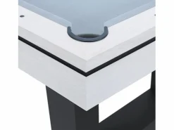 Mesa de juegos multijugador 3 en 1 billar y ping-pong en madera blanca DENVER^Concept-Usine Discount