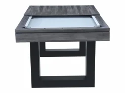 Mesa de juegos multijugador 3 en 1 billar y ping pong de madera DENVER^Concept-Usine