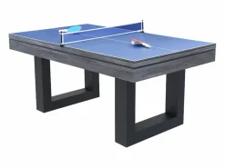 Mesa de juegos multijugador 3 en 1 billar y ping pong de madera DENVER^Concept-Usine