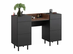 Vicco Tocador|Mesa de maquillaje antracita 120x40x80 anika