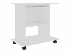 Clicnbuy Mesa De Ordenador|Mesa de ordenador madera contrachapada 80x50x75 cm