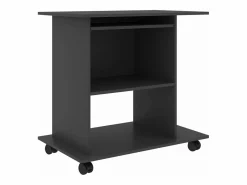 Clicnbuy Mesa De Ordenador|Mesa de ordenador madera contrachapada 80x50x75 cm