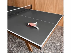 Mesa de ping pong interior deluxe con 2 raquetas y 3 pelotas, 273.5cm^Sweeek