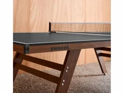 Mesa de ping pong interior deluxe con 2 raquetas y 3 pelotas, 273.5cm^Sweeek