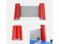 Sweeek Ping Pong|Mesa de ping pong para interior con 2 raquetas y 3 pelotas, 274cm +