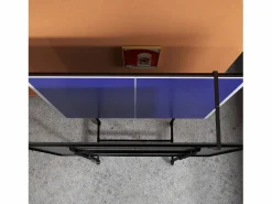 Mesa de ping pong plegable con ruedas, MDF y acero, , incluye 2 palas y 3 pelotas (274 x 152,5 x 75,5 cm)^ Sale