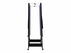 Vente-unique Mesa de ping-pong plegable con ruedas para interior, Ancho 274 x Prof. 152.5 x Alt. 76 cm, GARRY Azul Best