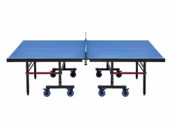 Mesa de Ping-Pong SucceBuy, Mesa de Ping-Pong Plegable con Red de Apriete, Uso Interior Azul Best