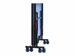 Mesa de Ping-Pong SucceBuy, Mesa de Ping-Pong Plegable con Red de Apriete, Uso Interior Azul Best