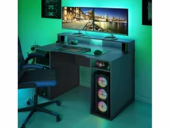 Mesa Escritorio Gamer Ozone Reversible 136x88x67 cm^ Hot