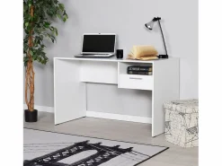 Venprodin Mesa De Ordenador|Mesa Escritorio Para Ordenador 1 Cajón 75X120X60