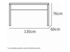 Mesa Estudio Nexus acabado roble gold, 76cm(alto) 135cm(ancho) 60cm(fondo).^ New