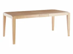 Miliboo Mesa Extensible|Mesa extensible de contrachapado de fresno y madera de caucho 150-180 cm BOLLY