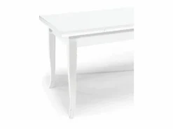 Mesa extensible de madera blanca 100x70 - 180x70 cm - SANTA CROCE^ Sale