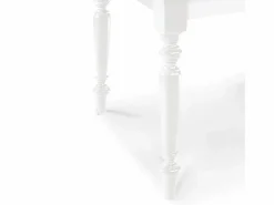 Mesa Extensible|Mesa extensible de madera blanca 160x85 - 240x85 cm - ARDENZA