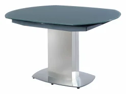 Mesa extensible TALICIA - Cristal templado y metal -^Vente-unique Best