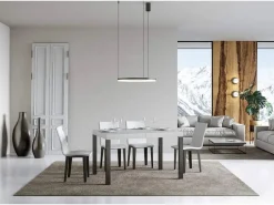 ITAMOBY Mesa Extensible|Mesa extensible 140/400x90 cm Everyday fresno patas antracita