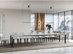 ITAMOBY Mesa Extensible|Mesa extensible 140/400x90 cm Everyday fresno patas antracita