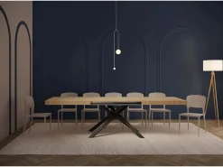 Mesa extensible 180/284x90 cm Karida roble natural patas antracita^Ityhome Clearance