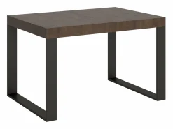 Mesa extensible 140/400x90 cm Tecno nogal patas antracita^ITAMOBY Hot