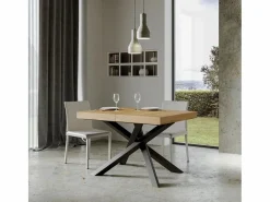 ITAMOBY Mesa extensible 130/234x90 cm Volantis roble natural patas antracita Color natural claro Online