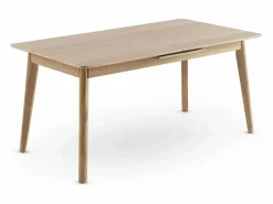 Mesa extensible 160/200x90 patasde hevea con sobre chapado en roble^ Sale