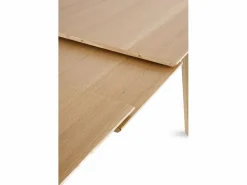 Mesa extensible 160/200x90 patasde hevea con sobre chapado en roble^ Sale
