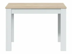 Loungitude Mesa De Comedor|Mesa Fija Cocina Cloe Auxiliar Roble/Blanco 78x109x67 cm