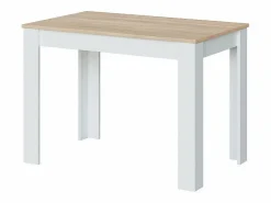 Loungitude Mesa De Comedor|Mesa Fija Cocina Cloe Auxiliar Roble/Blanco 78x109x67 cm