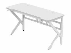 Mesa Gaming|Mesa gamer ergonómica de carbono con cables para auriculares y bebidas 160x60cm Sportbot 160 -
