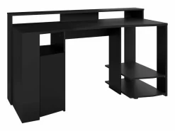 Mesa Gamer c/ LED 87x152x62 cm Negro New