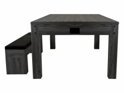Monstershop Mesa Multijuego 7 en 1 Billar Ping Pong Air Hockey Ajedrez con Accesorios Gris