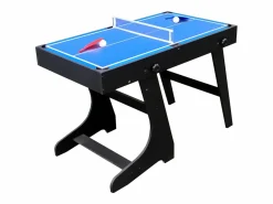 Happy Garden Futbolín|Mesa multijuegos 4 en 1 para niños - Futbolín, Billar, Ping-pong, Air-hockey