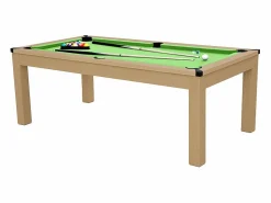Mesa multijuegos convertible beige, 8-10 personas - Stan^Rendez-Vous Déco New