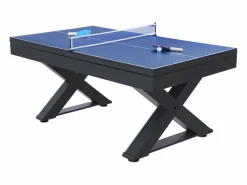 Mesa multi-juegos de madera negra ping-pong y billar TEXAS^Concept-Usine New