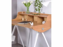Nest Dream Escritorio Secreter|Mesa nórdica de escritorio en madera maciza de roble - Oakland - Roble Americano