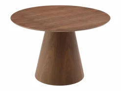Vente-unique Mesa redonda para 4 comensales de MDF - Natural oscuro - ANTALIZA Color natural oscuro Best